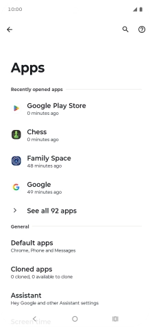 Press See all apps.