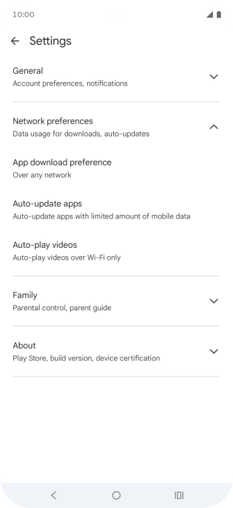 Press Auto-update apps. Press Auto-update apps.