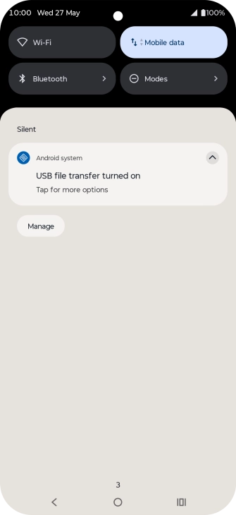 Press Tap for more options.
