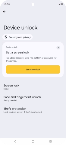 Press the Home key to return to the home screen.
