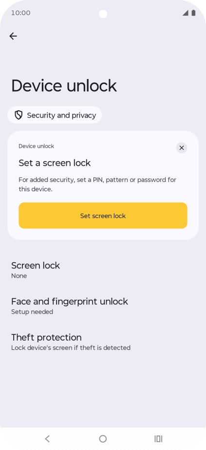 Press the Home key to return to the home screen.