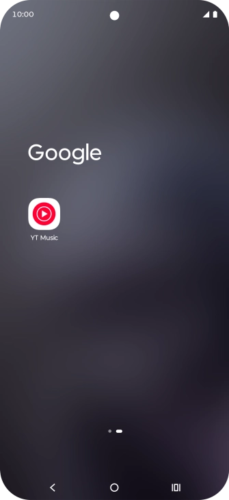 Press YT Music.
