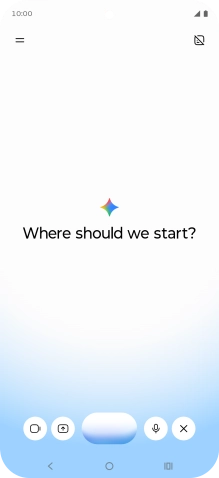 Talk to Gemini about the required topic.