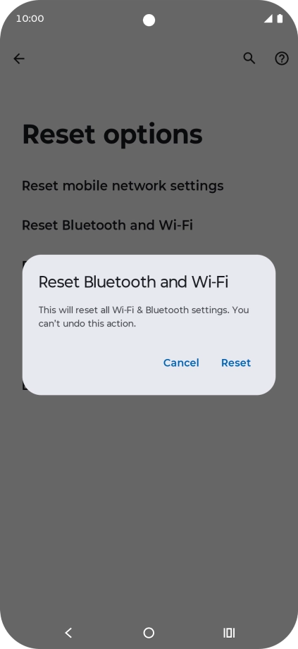 Press Reset.