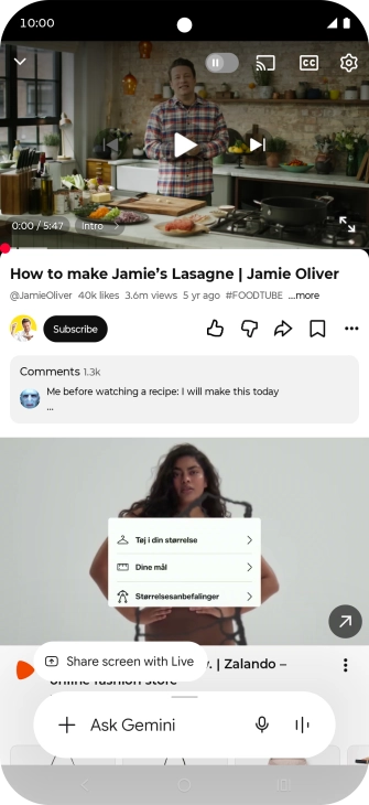 Press the add icon.