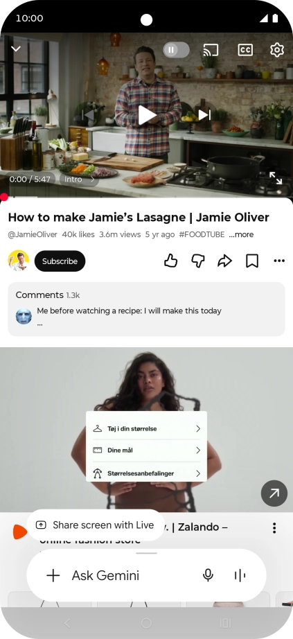 Press the add icon.