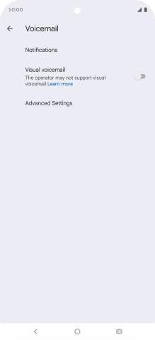 Press Advanced Settings. Press Advanced Settings.
