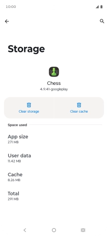 Press Clear cache.