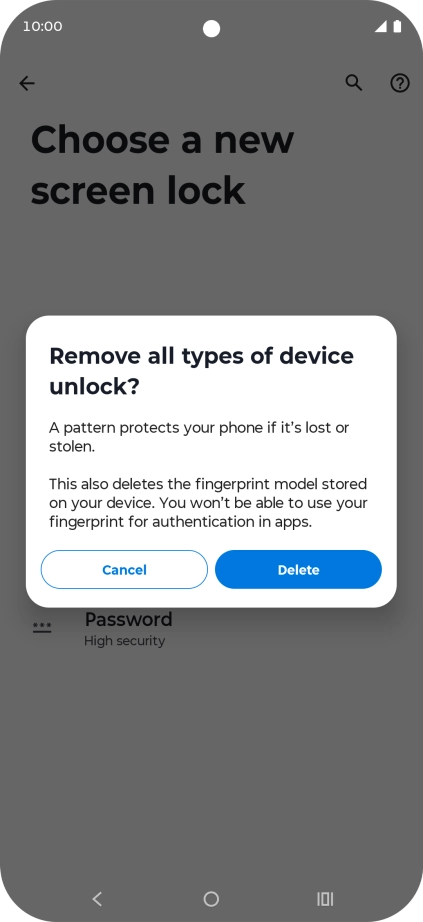 Press Delete.
