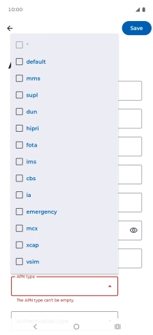Press default to turn on the setting. Press default to turn on the setting.