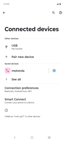 Press the Home key to return to the home screen.