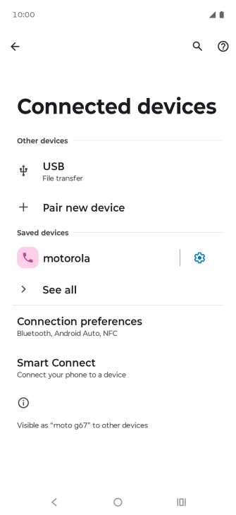 Press the Home key to return to the home screen.
