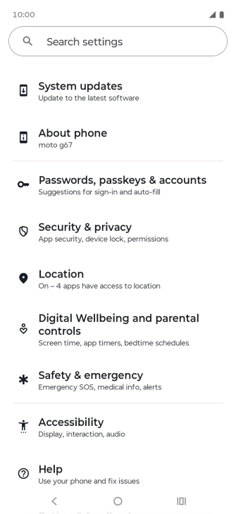 Press Passwords, passkeys & accounts. Press Passwords, passkeys & accounts.