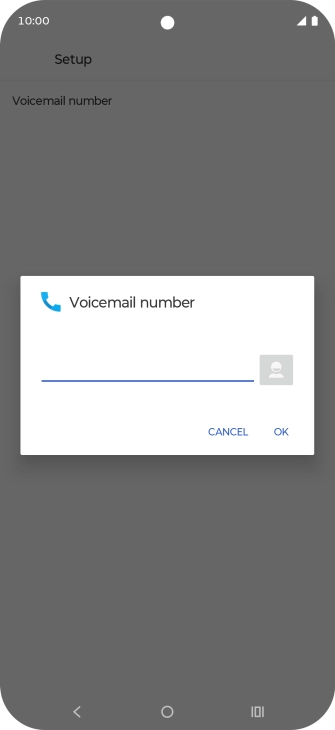 Key in +61414121121 and press OK. Key in +61414121121 and press OK.