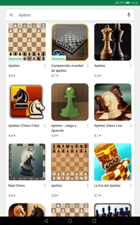 Pulsa la app deseada.