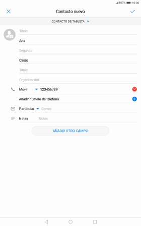 Pulsa el icono de guardar. Pulsa el icono de guardar.