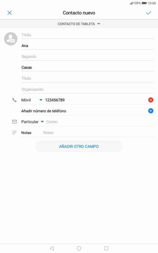 Pulsa el icono de guardar. Pulsa el icono de guardar.