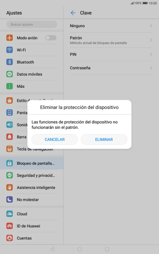 Pulsa ELIMINAR. Pulsa ELIMINAR.