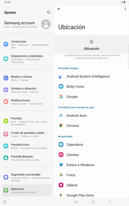 Pulsa la app deseada.