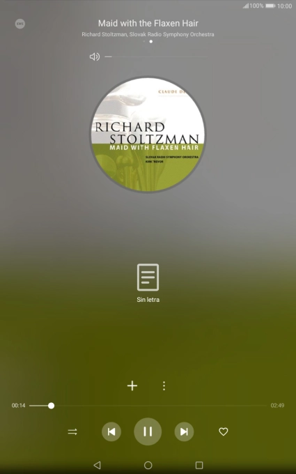 Pulsa la flecha hacia la derecha para ir al archivo de música siguiente. Pulsa la flecha hacia la derecha para ir al archivo de música siguiente.