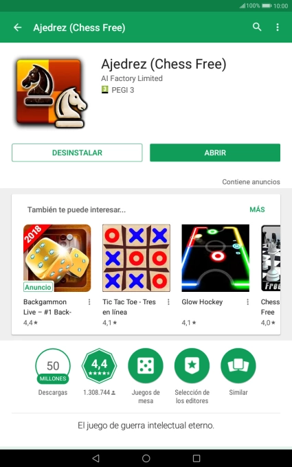 Pulsa la tecla de inicio para terminar y regresar a la pantalla de inicio.