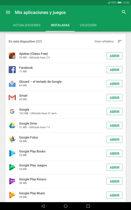 Pulsa la app deseada. Pulsa la app deseada.