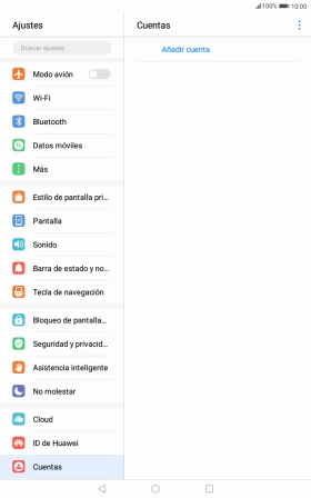 Pulsa Añadir cuenta. Pulsa Añadir cuenta.