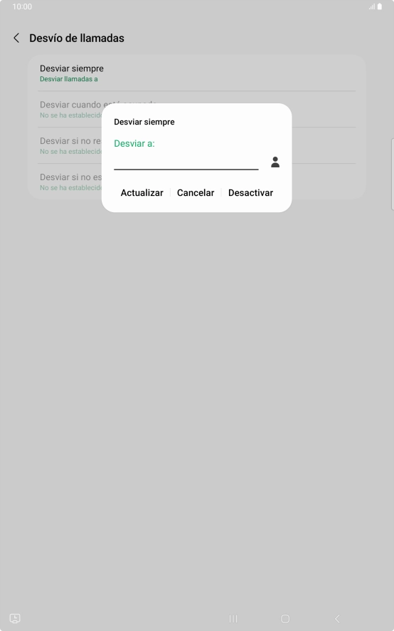 Pulsa Desactivar. Pulsa Desactivar.