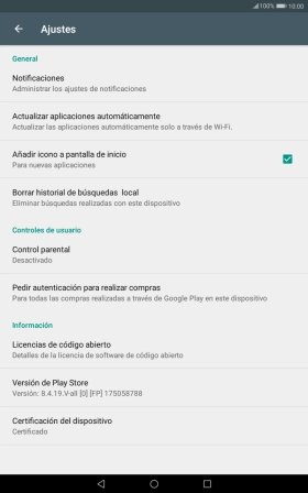 Pulsa Actualizar aplicaciones automáticamente. Pulsa Actualizar aplicaciones automáticamente.