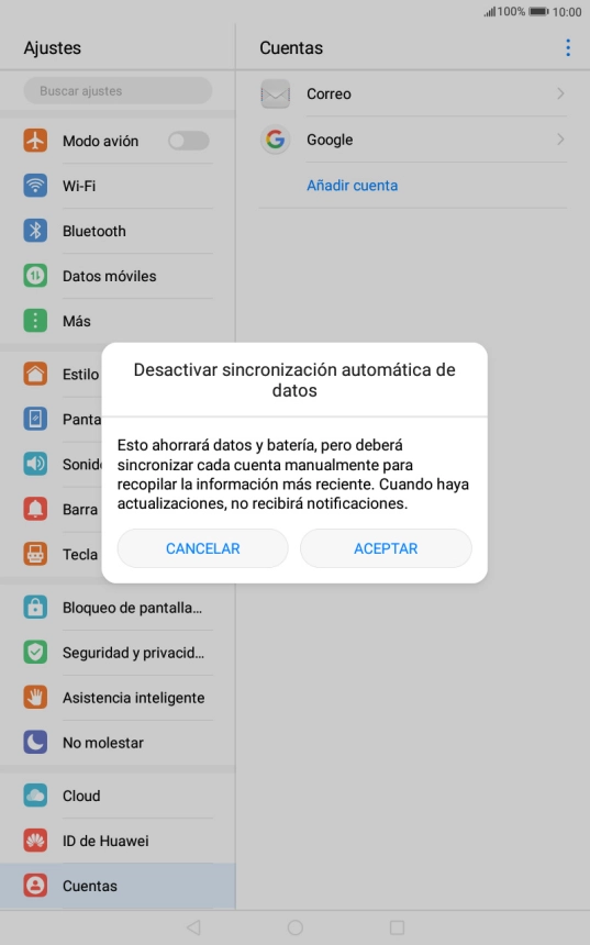 Pulsa ACEPTAR para activar o desactivar la función. Pulsa ACEPTAR para activar o desactivar la función.
