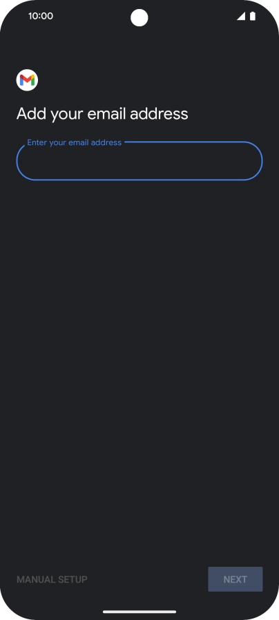 Press the field below 