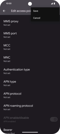 Press Save. Press Save.