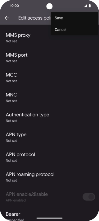 Press Save. Press Save.