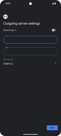 Press the field below 