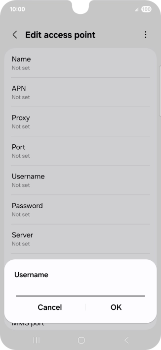 Key in wap and press OK. Key in wap and press OK.