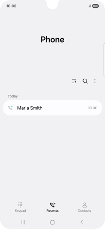 Press the required number.