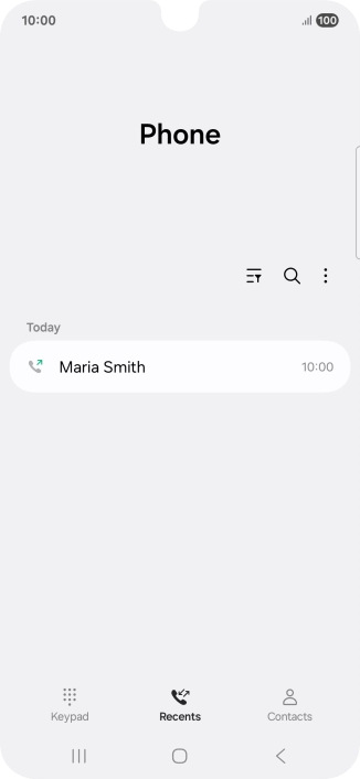 Press the required number.