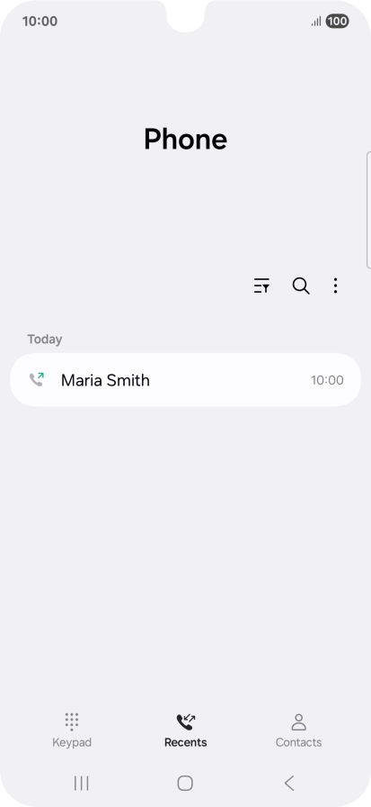 Press the required number.