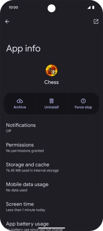 Press Storage and cache. Press Storage and cache.