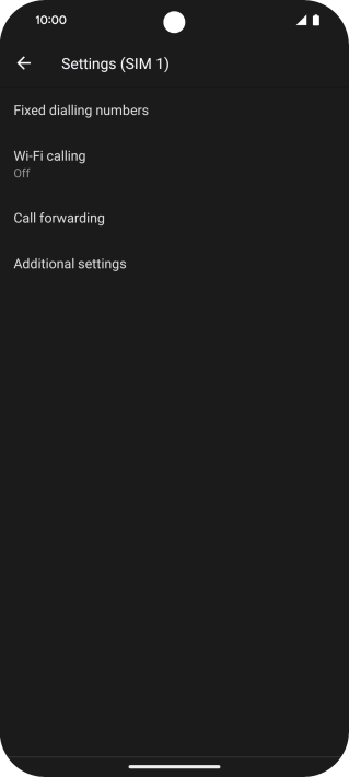 Press Fixed dialling numbers.