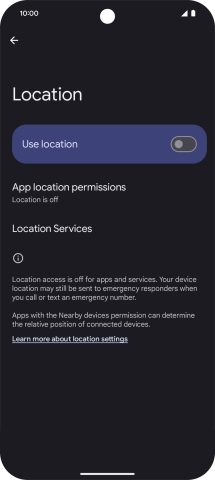Press the indicator next to Press the indicator next to