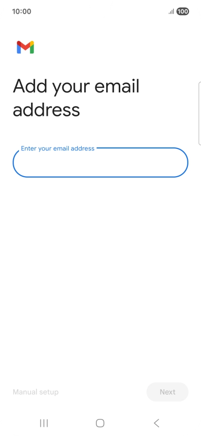 Press the field below 