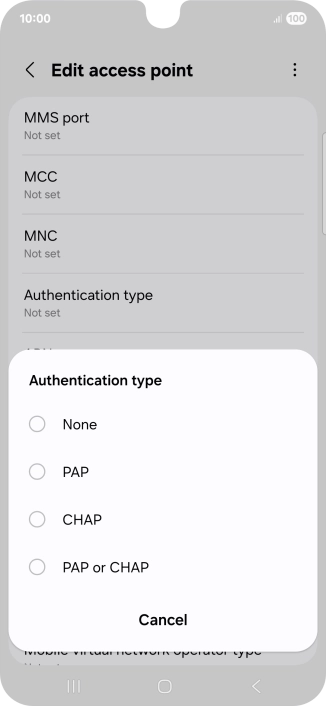Press None. Press None.