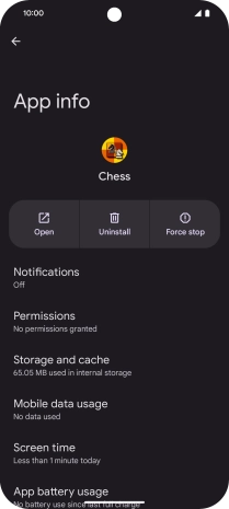 Press Storage and cache.