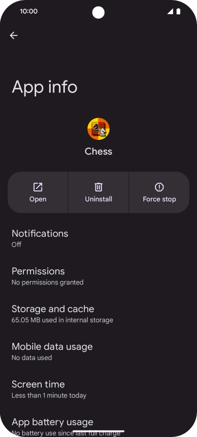 Press Storage and cache.