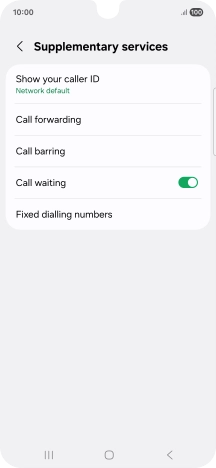Press Fixed dialling numbers. Press Fixed dialling numbers.