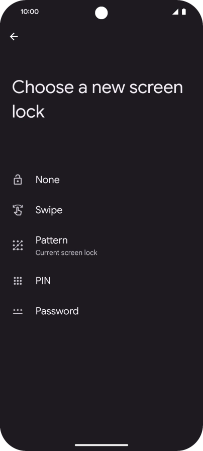 Press None. Press None.