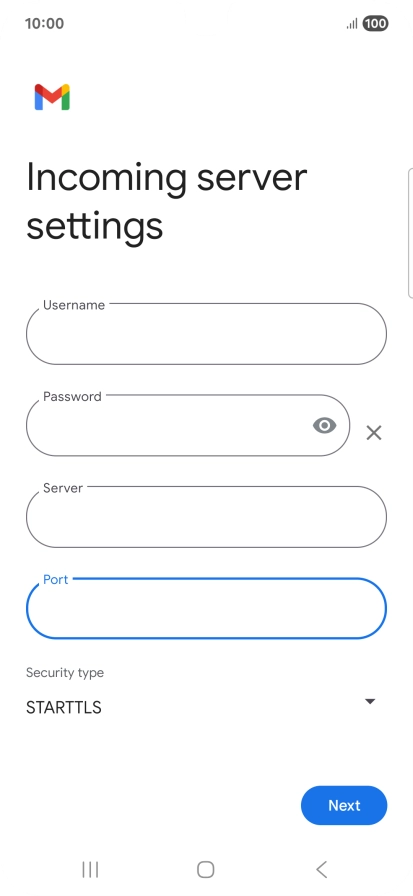 Press the drop down list below 