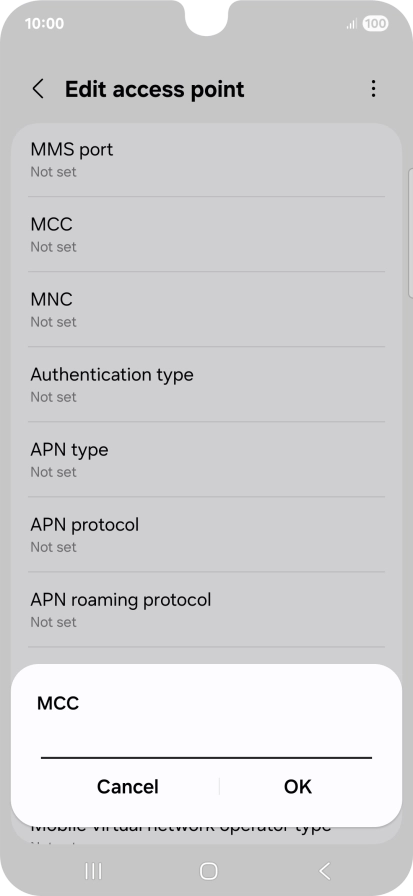 Key in 234 and press OK. Key in 234 and press OK.