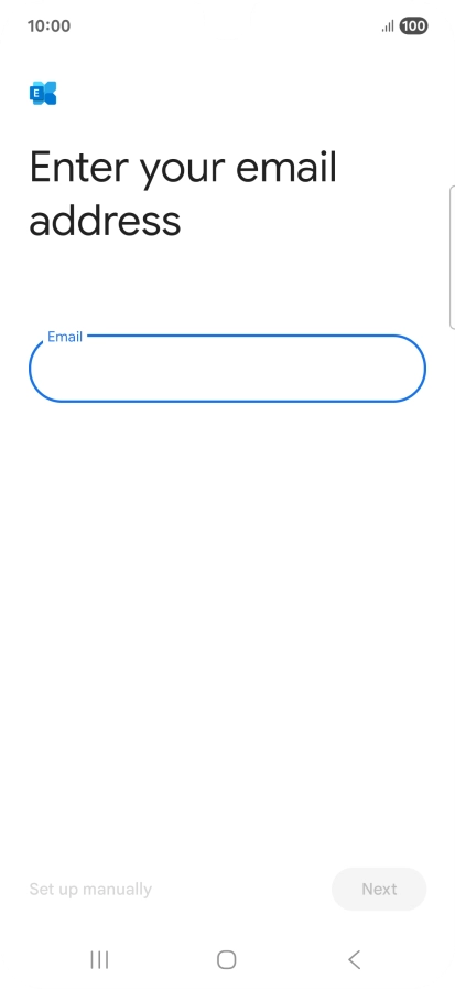 Press the field below 